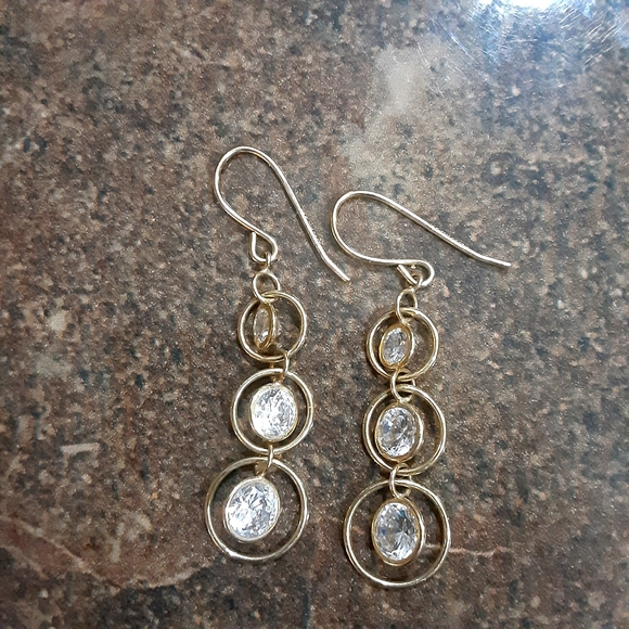 Jacmel JCM DQ Jewelry - 14k Gold Diamonique JCM jacmel